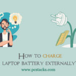 How to charge laptop battery externally?