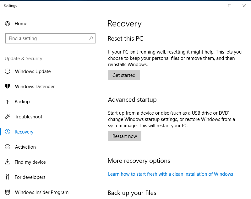 fastest way recover your pc