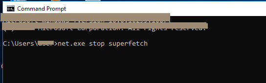 Fixed superfetch disk usage error in Windows 10 PC problem