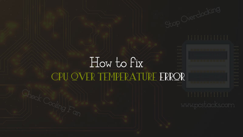 fix CPU over temperature error