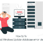 potential Windows Update database error detected