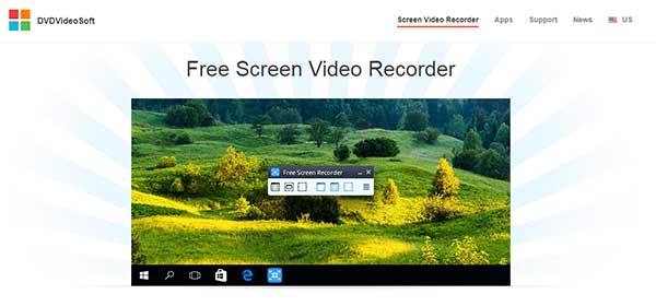 DVDVideoSoft’s Free Screen Video Recorder