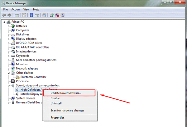 100% update audio driver to fix audio device graph isolation high CPU usage in Windows