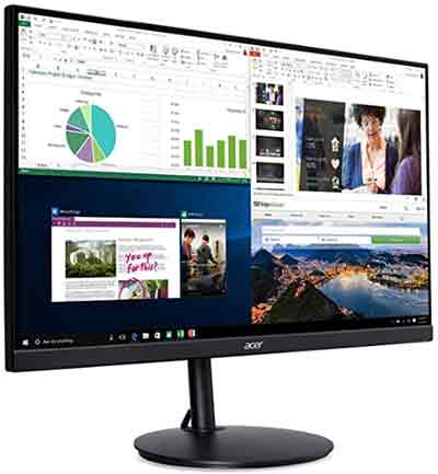 Acer CB272 bmiprx 27, Best Vertical portrait Monitors for Stand Adjustability