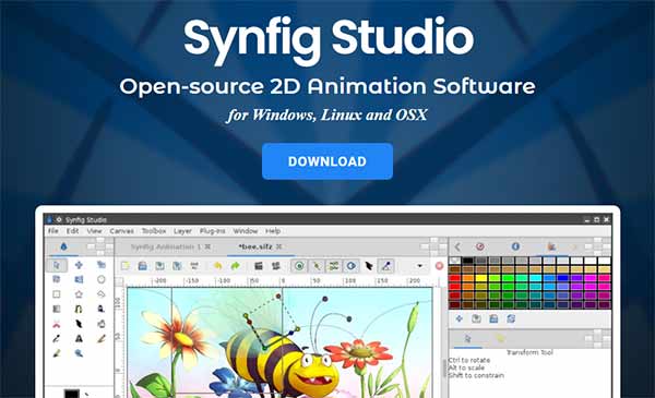 Synfig Studio Anime Software for Children