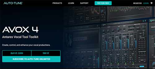 Antares Auto-Tune Software, Best Audio Processor, Vocal Pitch Correction