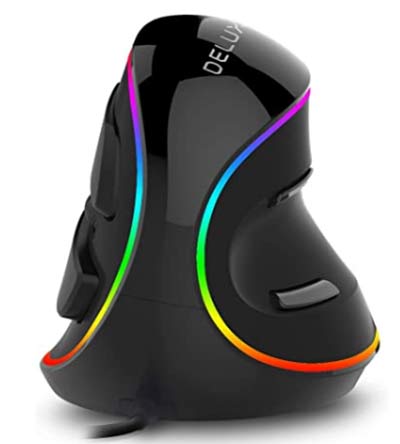 Deluxe Wired Ergonomic Vertical Mouse