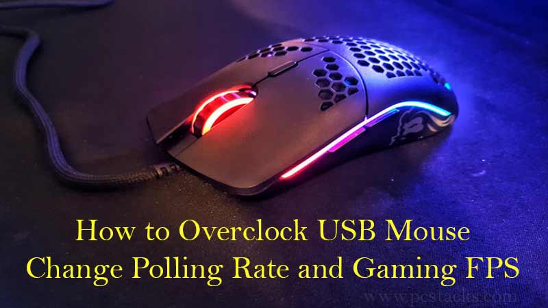 slange Besøg bedsteforældre Dovenskab How to Overclock USB Mouse, Change Polling Rate and Gaming FPS