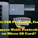 How to Remove Write Protection on Micro SD Card?