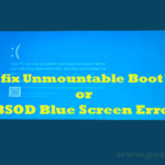 How to fix Unmountable Boot Volume Error