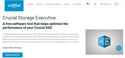 Crucial Storage Executive