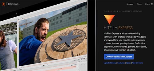 Hitfilm Express Software for best editing video