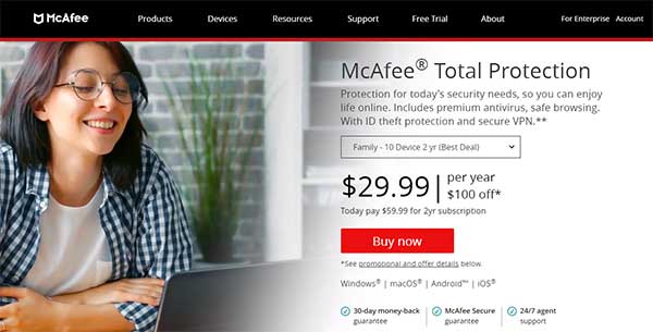 McAfee Total Protection for Low-End PC