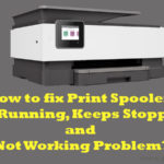 how to fix Print Spooler keeps stopping