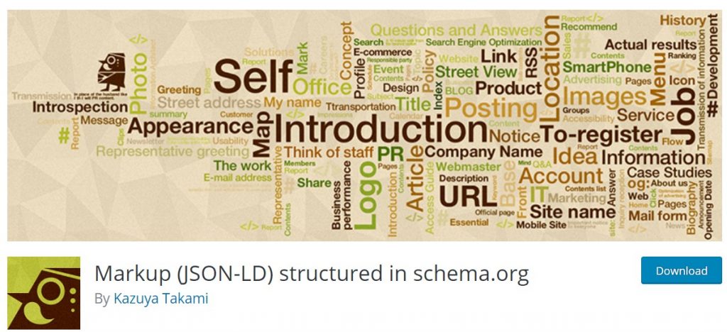 Markup(JSON-LD) structured in schema.org