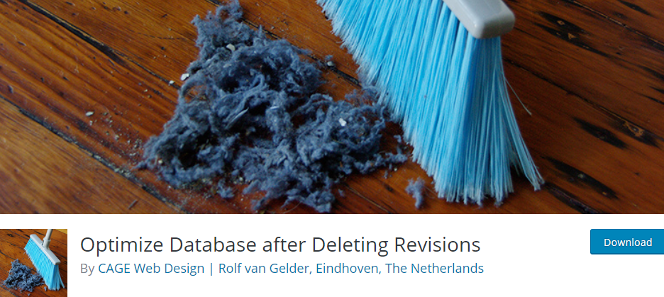 Optimize Database after Deleting Revisions