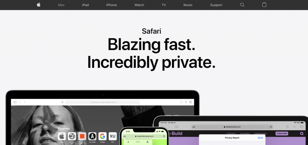 Safari browser 