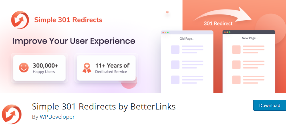 Simple 301 Redirects by BetterLinks