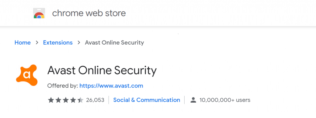 Avast Online Security