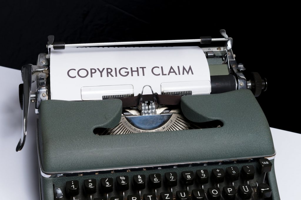 Copyright claim writing