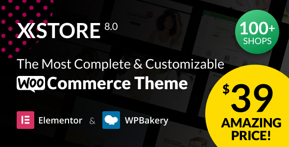 The Most Complete and Customizable WooCommerce Theme