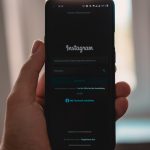 Instagram login screen