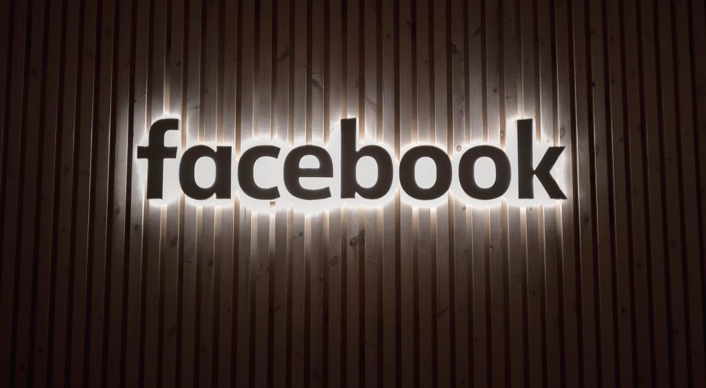 Facebook sign