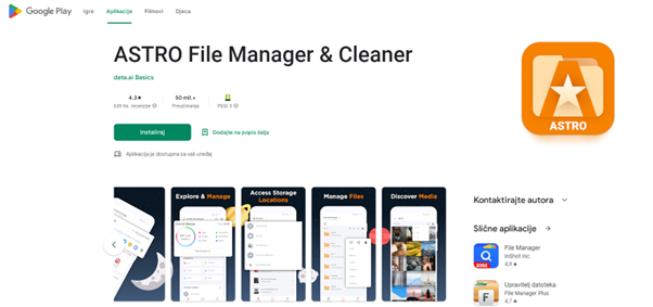 Astro File Manager