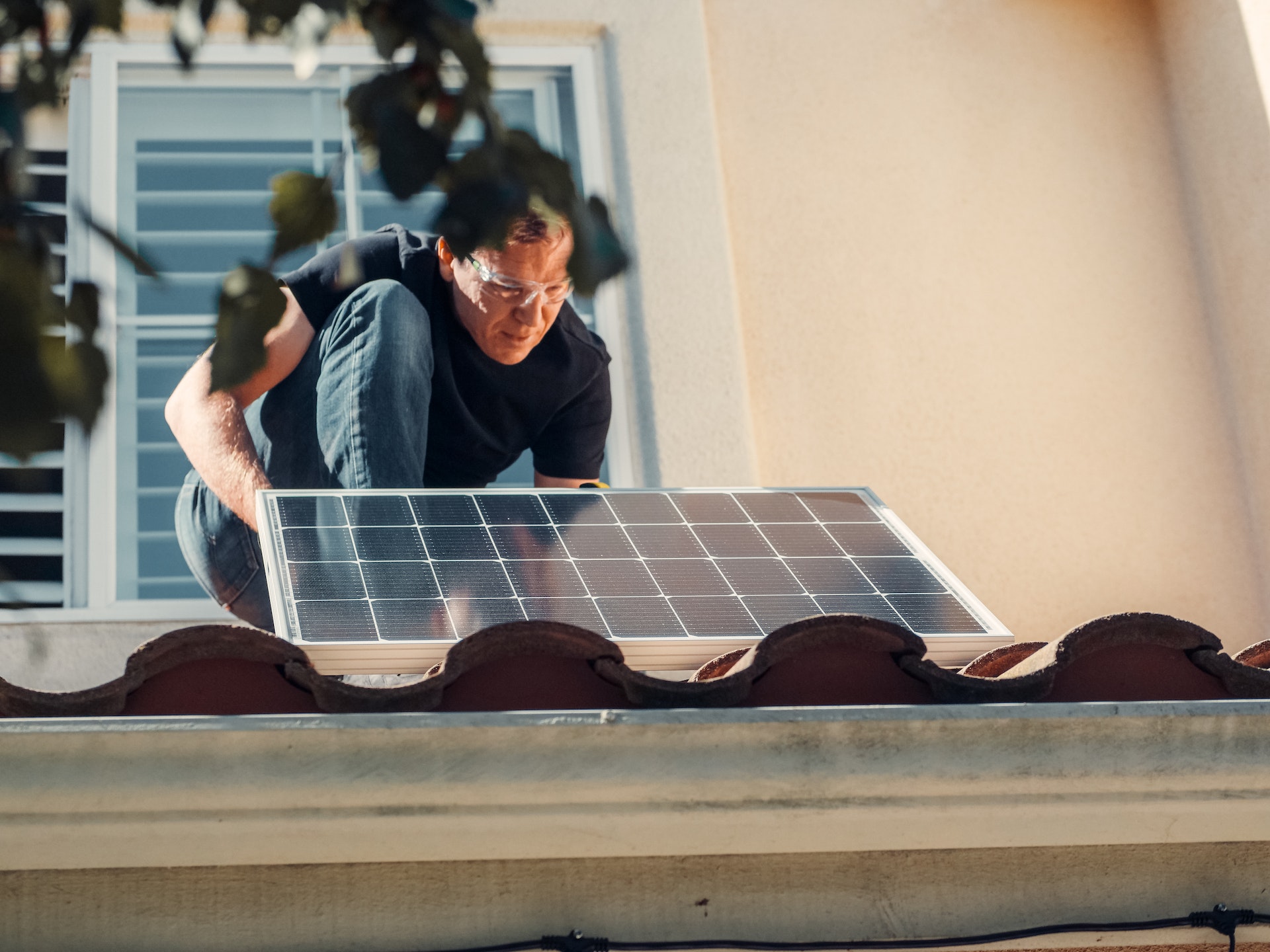 Solar panel installation