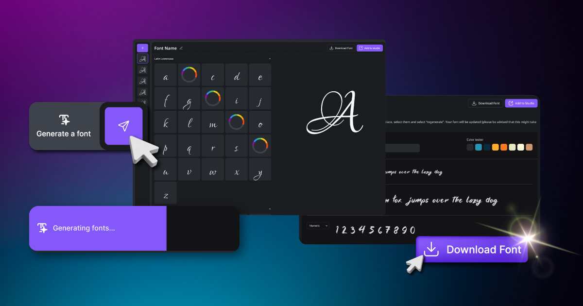 Download font